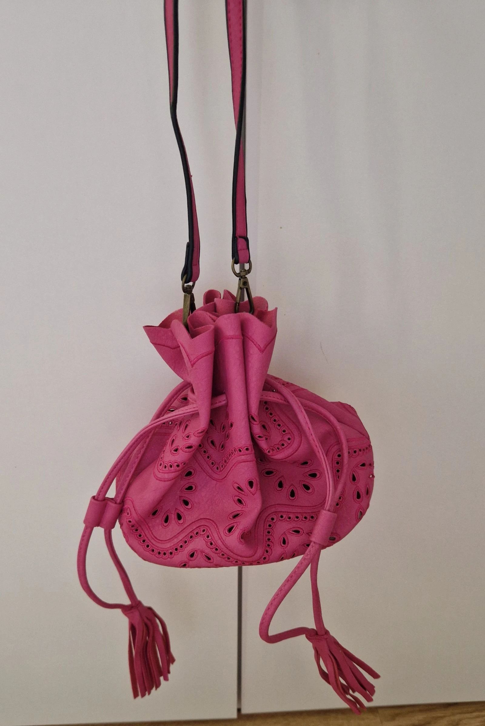 Bolso bandolera cubo fucsia Salotto NUEVO – photo 6